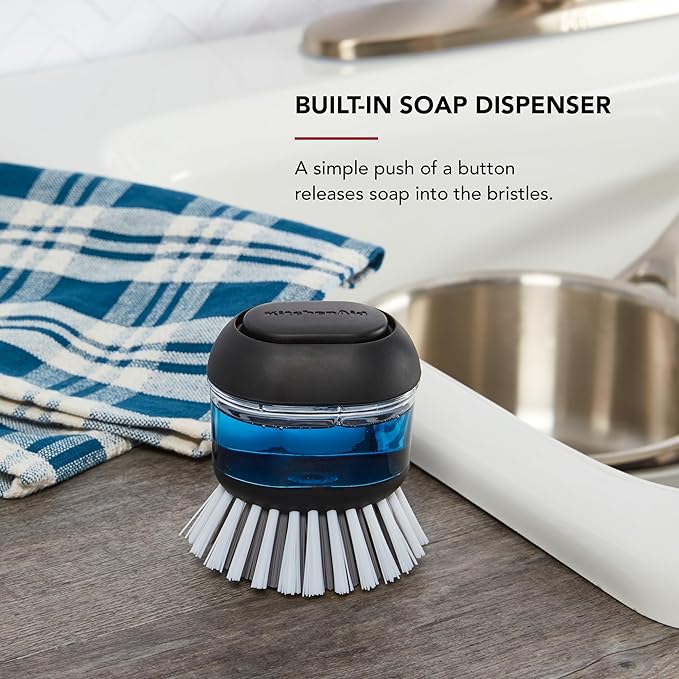 KitchenAid Soap Dispensing Palm Brush - Image 4