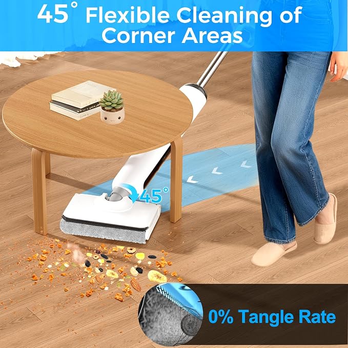 Cordless Wet Dry Vacuum Cleaner, 23KPa Vacuum Mop - Image 6