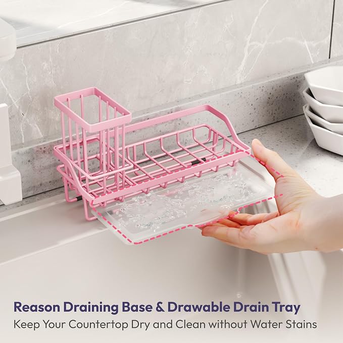 SWTYMIKI Sink Caddy Sponge Holder - Image 4