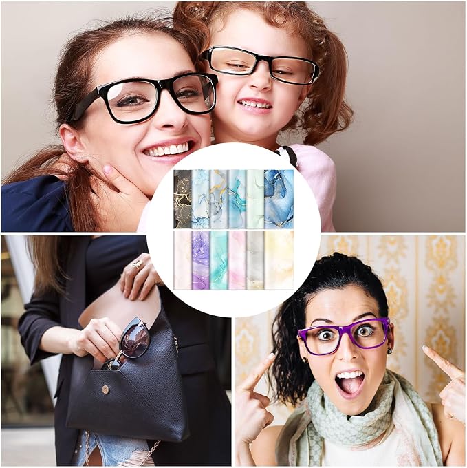 24 Pcs Marble Eyeglasses Cleaning Cloths Microfiber Lens Cleaning Cloths Soft - Image 5
