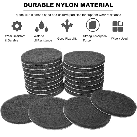 4 Inch Scrubber Scouring Pads Drill Scuffing Disc Hoop and Loop Surface - Image 4