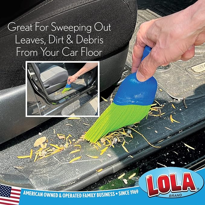 LOLA Whisk Broom, Hand Brush, 2 Pack, Durable Bristles, Whisks Away Dirt & - Image 3