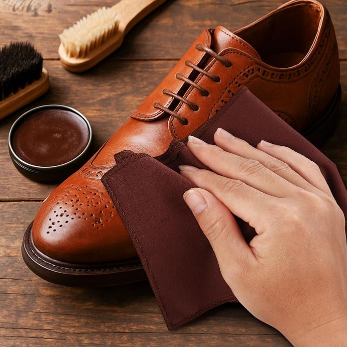 10 Pcs Shine Shoes Cloth Kit Polish Dauber Applicators Cleaning Leather Shoes - Image 3