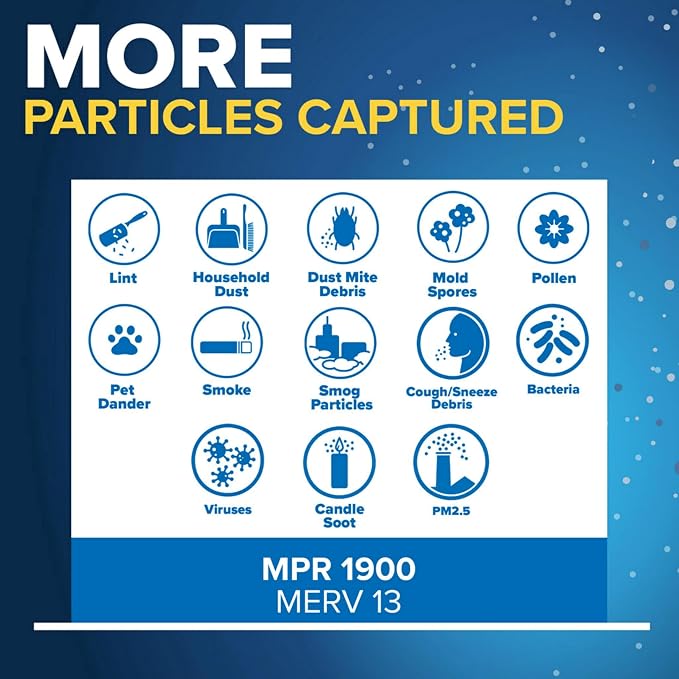 Filtrete 20x25x1 AC Furnace Air Filter, MERV 13, MPR 1900, Premium Allergen - Image 6