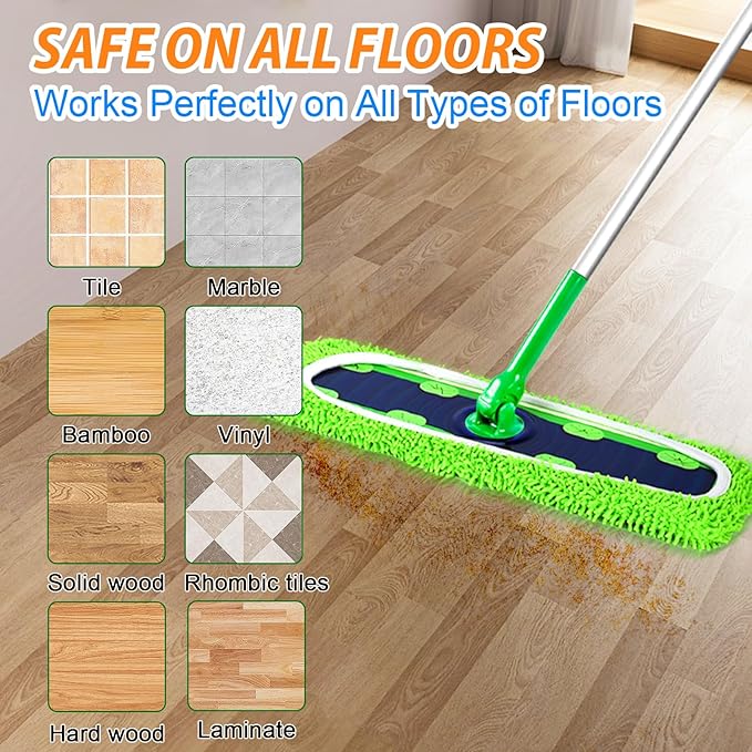 6 Pack XL Reusable Microfiber Mop Pads - Image 6