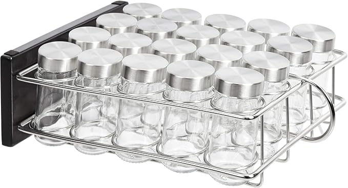 Amazon Basics 20 Jars Spice Organizer Rack - Image 2