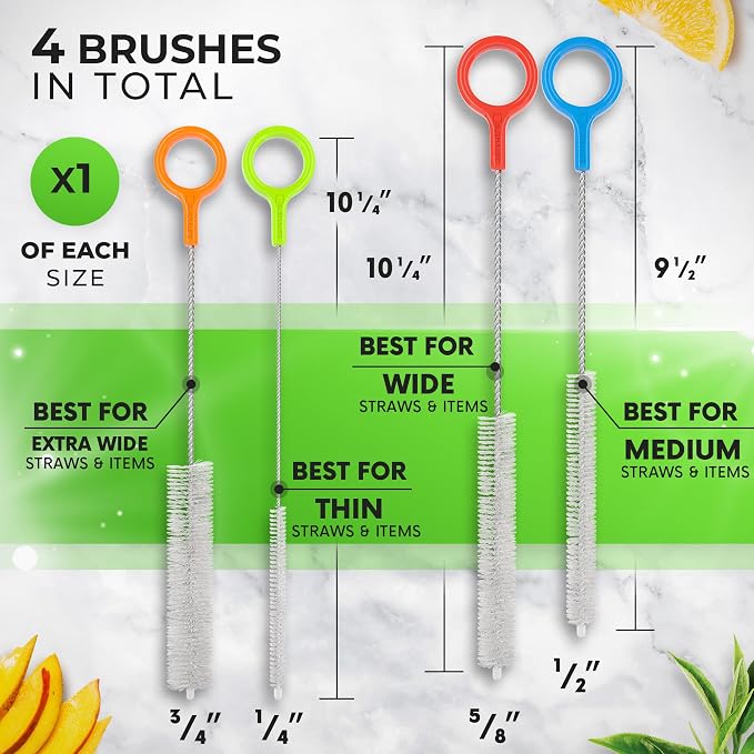 Heavy Duty Cleaning Brushes Set of 4 - Image 2