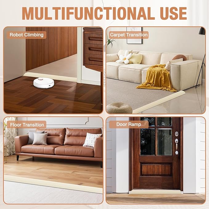 Floor Transition Strip Self Adhesive Vinyl Door Threshold - Image 6