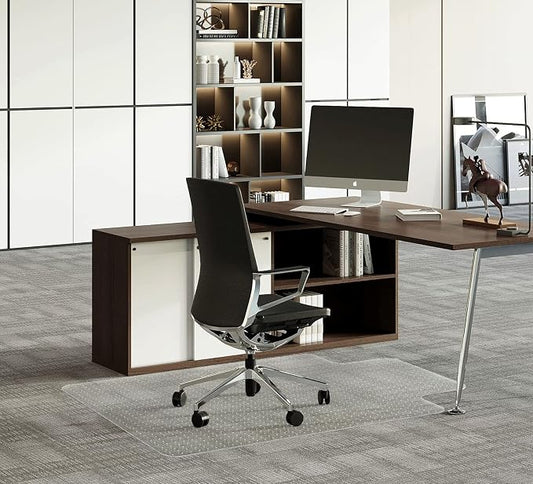 FuturHydro Office Chair Mat for Low Pile Carpet, Easy Glide Rolling Plastic - Image 2