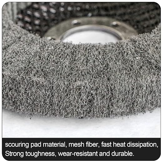 10Pcs 4.5" x 7/8" Nylon Fiber Flap Discs Angle Grinder Polishing Grinding Wheel - Image 2