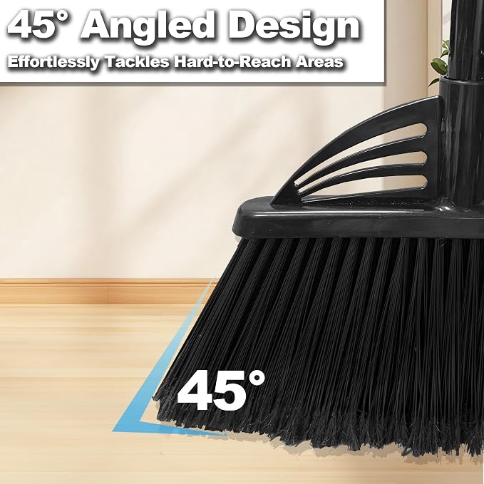 Four-Section Rod Long-Handled Broom, Heavy-Duty Broom, Angle Broom - Image 4