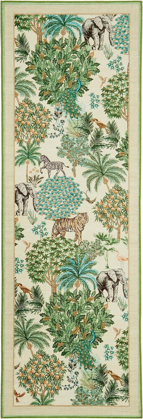 GarveeHome Jungle Rug 2x6 Kitchen Runner Rug Non Slip Washable Runners - Image 4