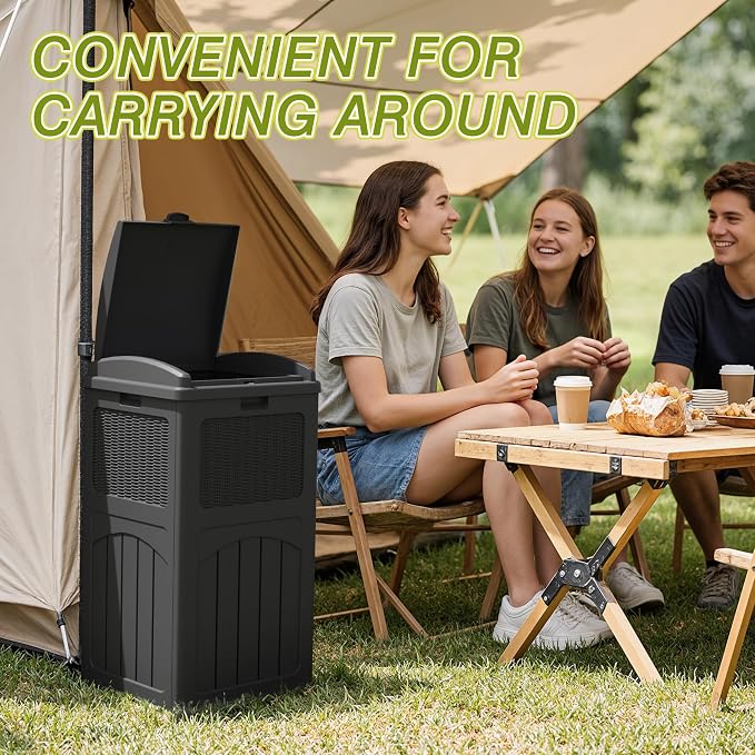 Greesum 33 Gallon Outdoor Trash Can - Image 3