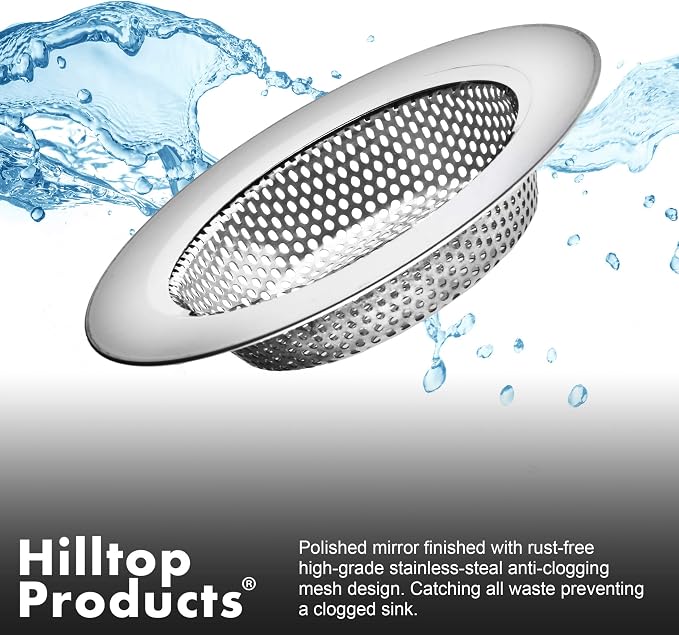 2PCS - Kitchen Sink Drain Strainer and Anti-Clogging Stopper Drainer Set - Image 6