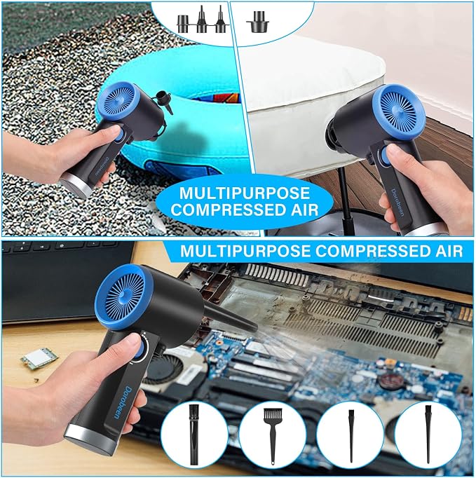 DOROBEEN Compressed Air Duster, Electric Air Duster, Cordless Air Duster - Image 5