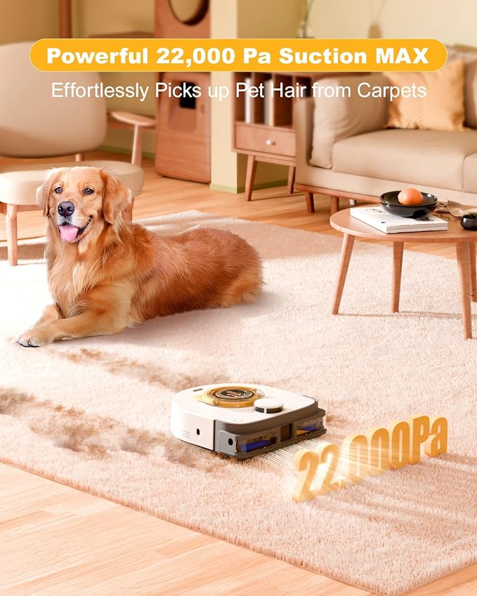 Robot Vacuum Cleaner with 22, 000Pa Ultra-Strong Suction - Image 2