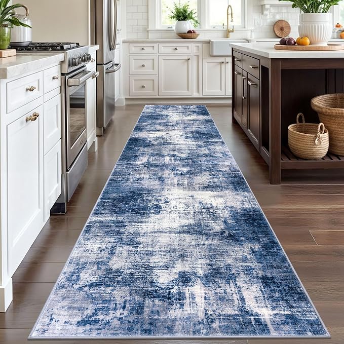 IOHOUZE Abstract Runner Rug 3x12 Ft Washable Runners - Image 2