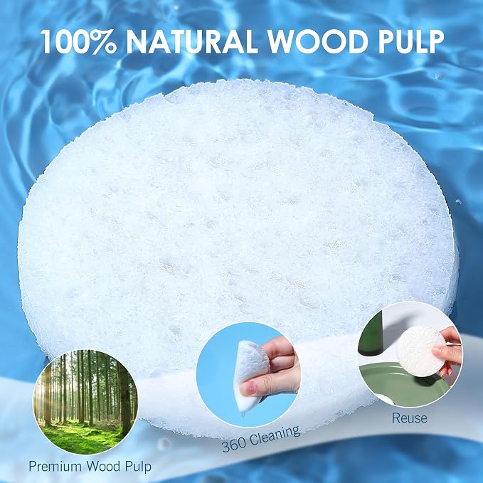 60-Count Compressed Face Sponges - Image 2
