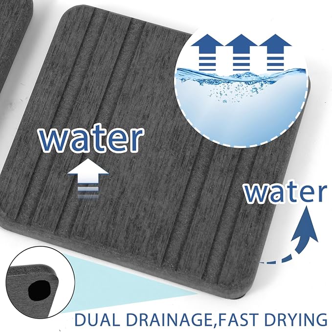 3PCS Water Absorbing Stone Tray, DryingNeat Diatomite Stone Sink Tray, Instant - Image 2
