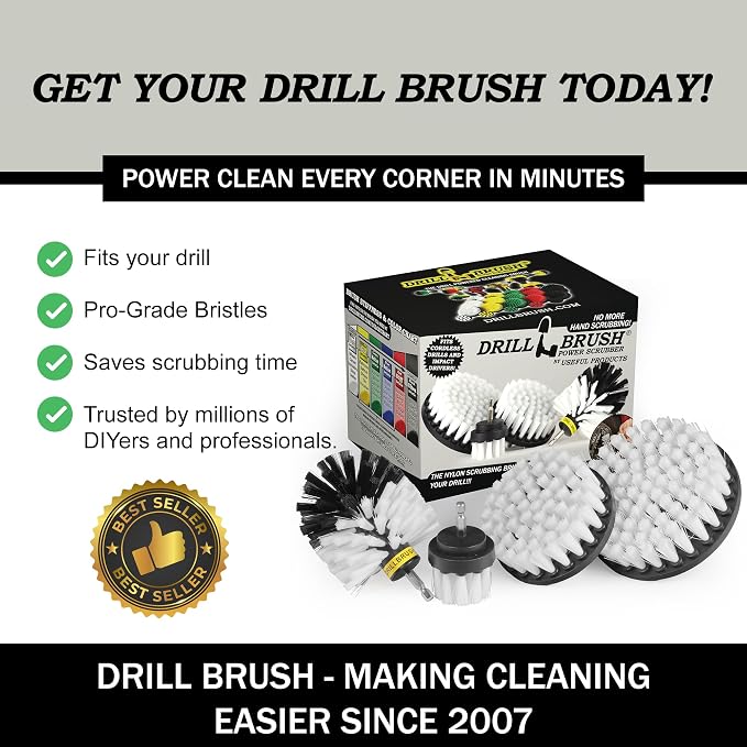 Interior Car Detailing Drill Brush Set - Image 6