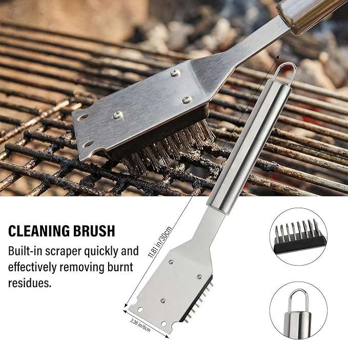 BBQ Grill Accessories Set, Grill Tools Grilling Accessories Grilling Gifts - Image 6