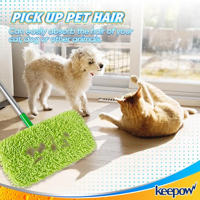 KEEPOW Reusable Dry Sweeping Cloths Compatible - Image 4