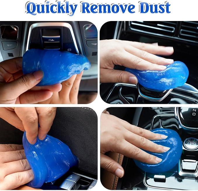 4 Pack Cleaning Gel, Car Putty Slime, Universal Auto Detailing Tools, Car - Image 4
