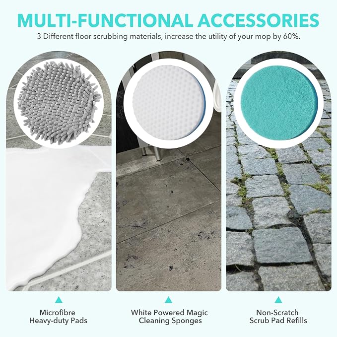 S7001 Upgraded Steam&Scrub Mop Pads - Image 6