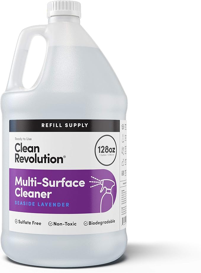 Clean Revolution Multi Surface Cleaner Refill Supply, Eco-Friendly & Plant-Based by CleanRevolution