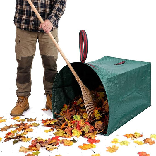 53 Gallon Leaf Collector, 1 Pack Reusable Yard Waste Bags Lawn Leaf Bags by Dntorx