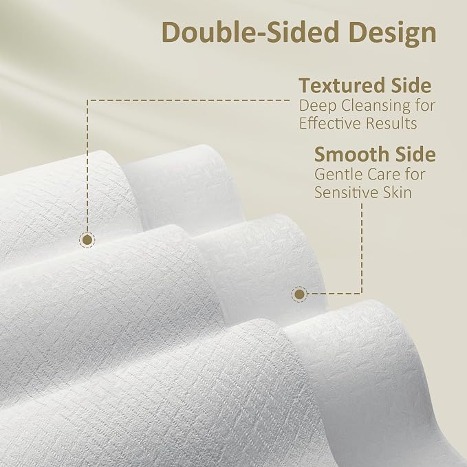 Ourmed Life Face Towels, Disposable Biodegradable Facial Towels - Image 4