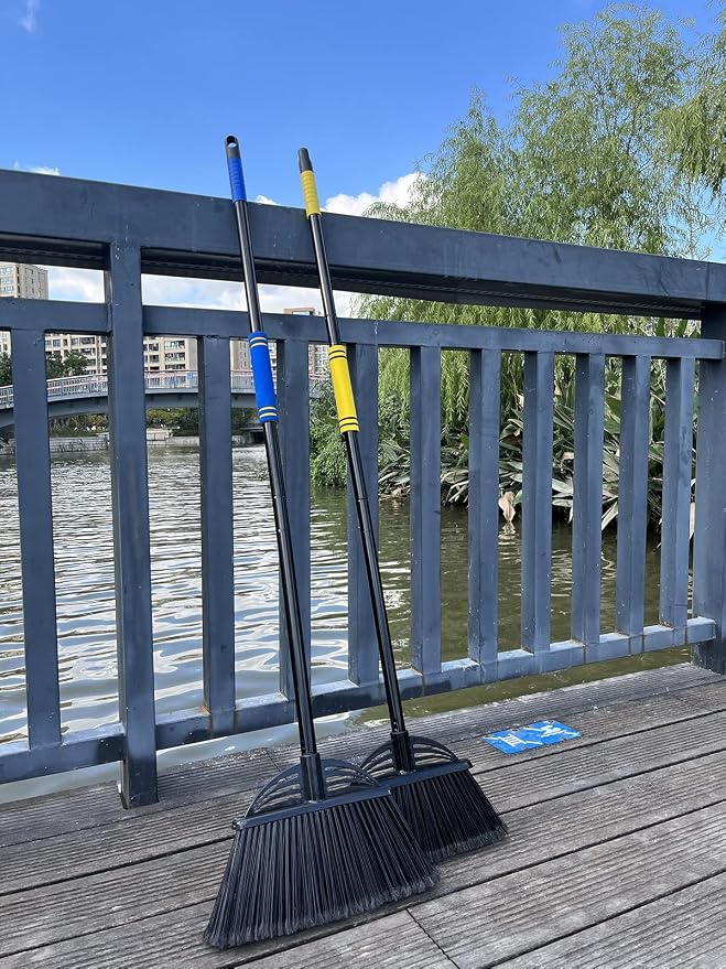 Four-Section Rod Long-Handled Broom, Heavy-Duty Broom, Angle Broom - Image 9