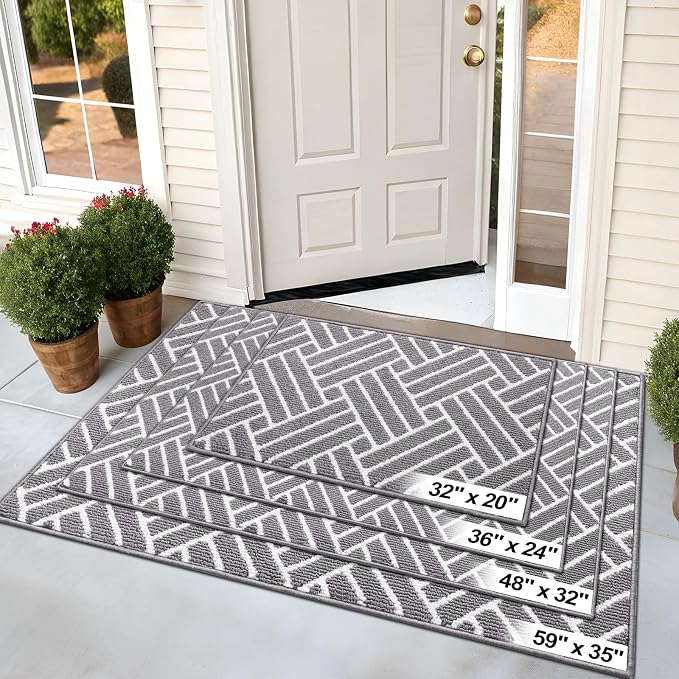 OLANLY Large Indoor Door Mat, 59x35 Inch, Dirt Resistant and Absorbent - Image 7