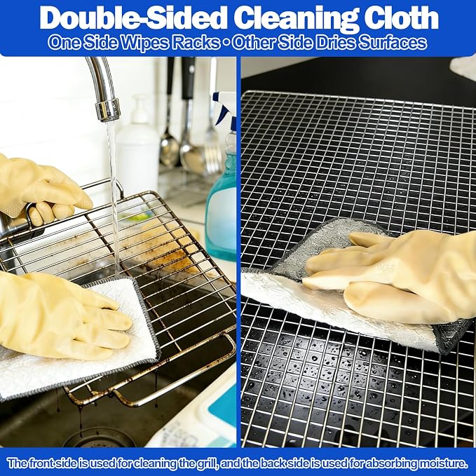 Palksky Oven Rack Cleaning Bags Kit, Reusable Soaking Bags - Image 5