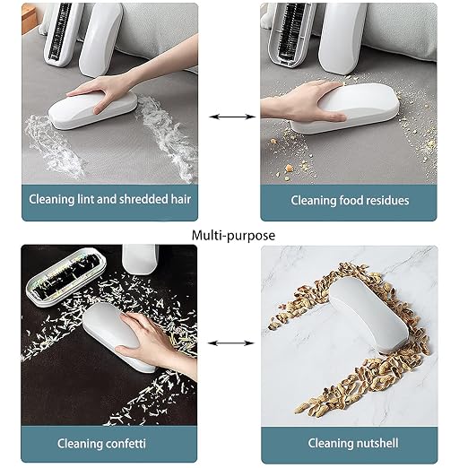 Reusable Handheld Crumb Sweeper, Nutshell Soft Bristles Debris Collector - Image 6