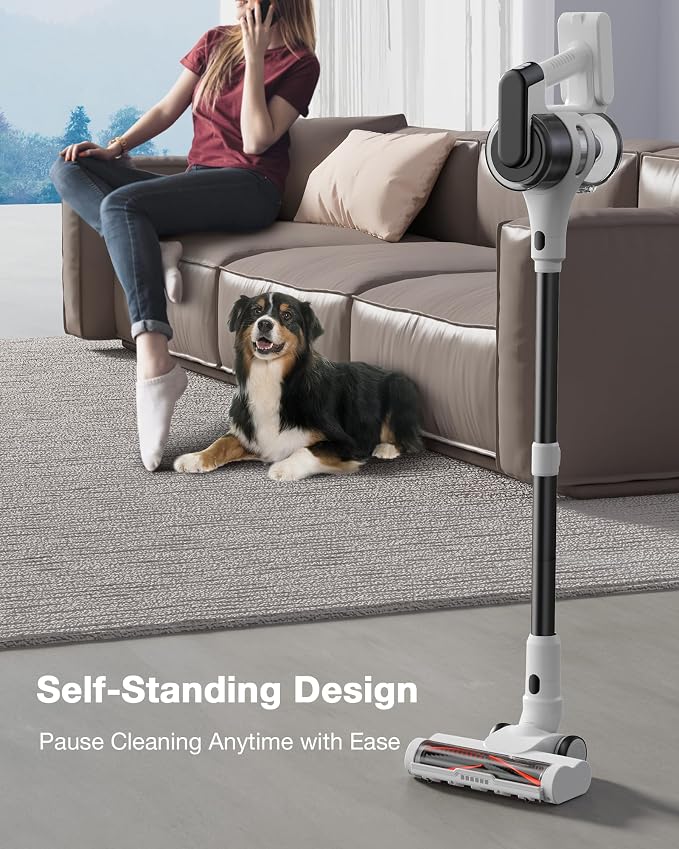 Cordless Stick Vacuum Cleaner for Home, Lightweight Rechargeable Vacuum - Image 4