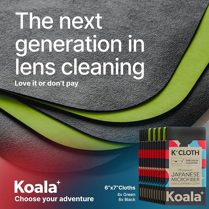 Koala Lens Cleaning Cloth | Japanese Microfiber | Glasses Cleaning Cloths | - Image 6