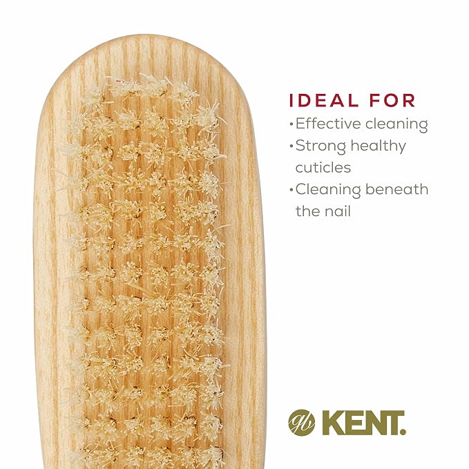 Kent NB3 Natural Bristle Fingernail Brush and Hand Scrub Brush - Image 6