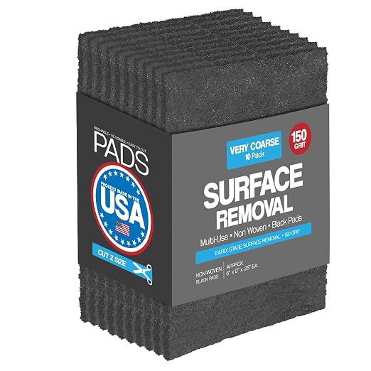 6" x 9" Non-Woven Surface Prep Scuff Pads by PeachtreeWoodworkingSupply
