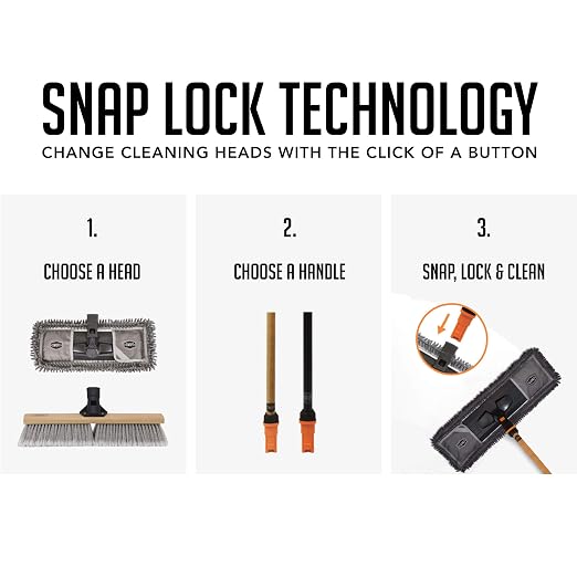 SWOPT Garage Kit — Includes 48” and 60” Wooden Handles, Smooth Surface Push - Image 7