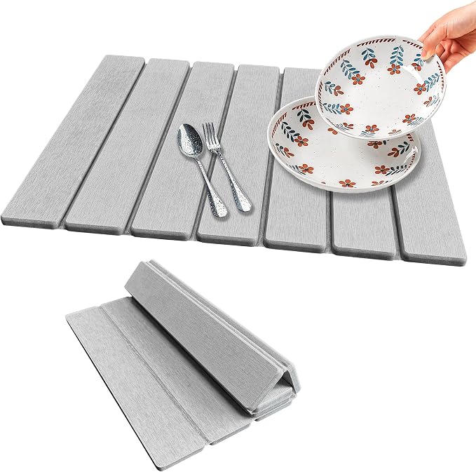 Stone Dish Drying Mat For Kitchen & Bathroom by Unknown