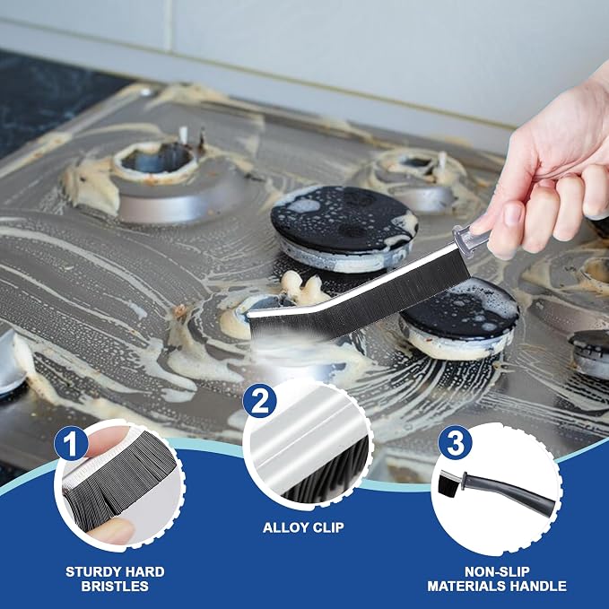 7Pcs Crevice Cleaning Brush, Toilet Brush, Used in Narrow Corner Tight Spaces - Image 4