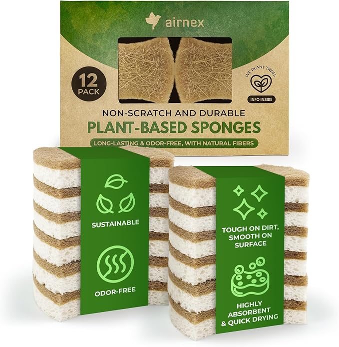 Natural Kitchen Sponges by Airnex