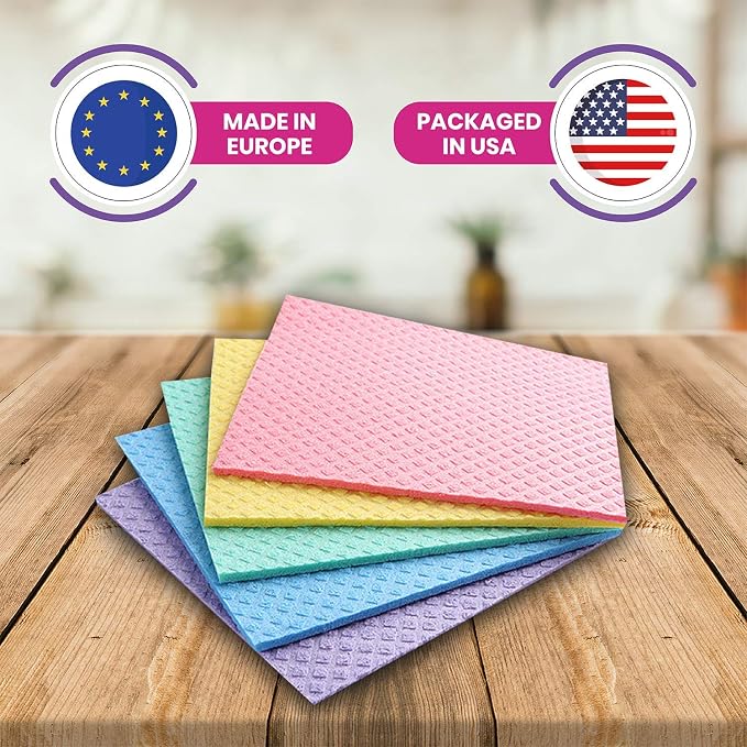 Swedish Dishcloths – Eco-Friendly Reusable Kitchen Towels – 3 Pack Cleaning - Image 2