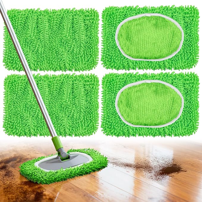 4PCS RAINFLOW Microfiber Mop for Sweeper by Unknown