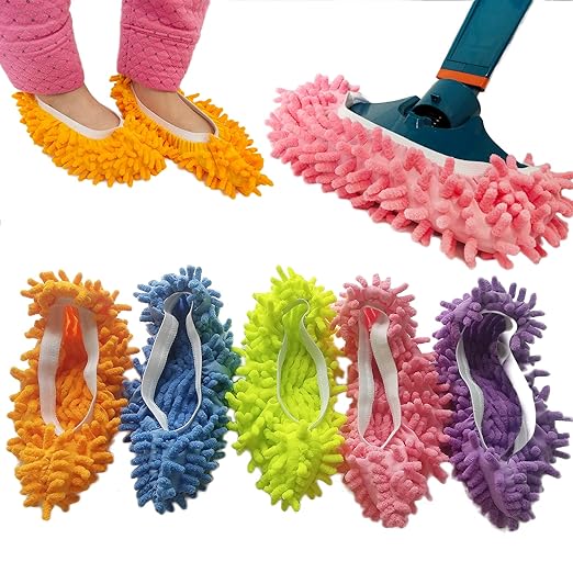 10 PCS 5 Pairs Dust Duster Mop Slippers Shoes Cover by SUSIFT