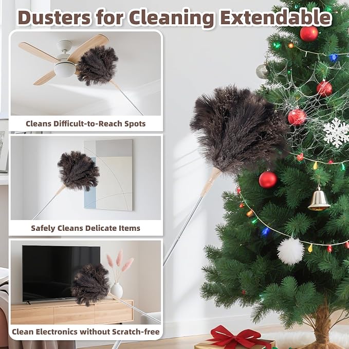 Ostrich Feather Dusters for Cleaning Kit - Image 5