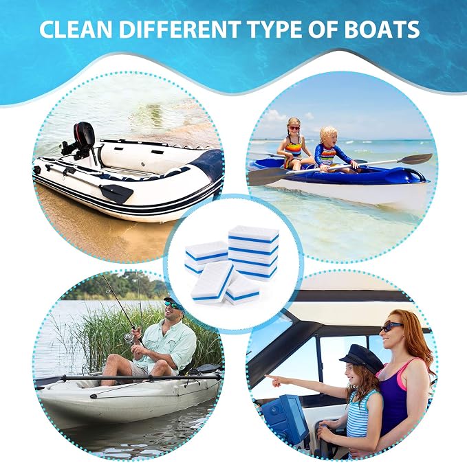 Outus 8 Pack Boat Erasers for Cleaning Magic Scuff Sponge Boating Erasers - Image 3