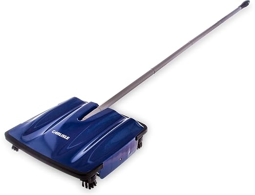 Carlisle FoodService Products Duo-Sweeper Rubberized Carpet and Floor Sweeper – by SPARTA