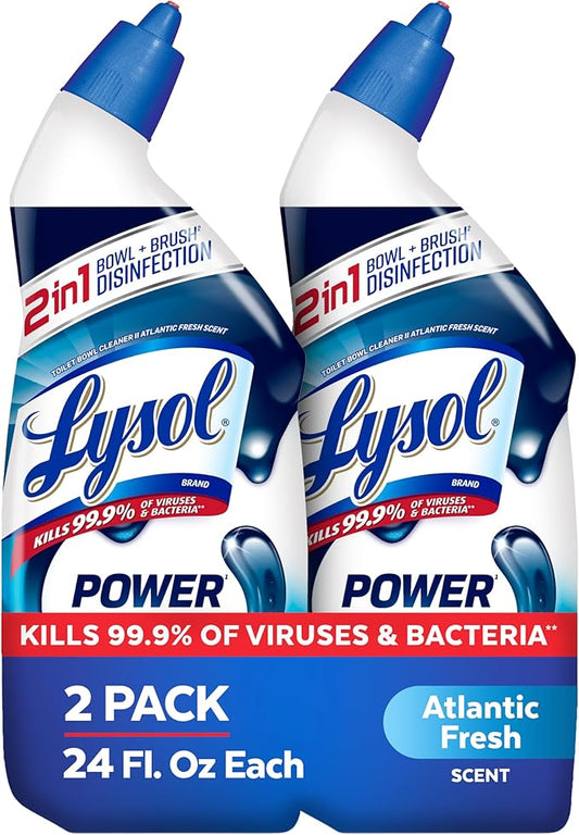Lysol Toilet Bowl Cleaner, Max Strength Bathroom Cleaning Supplies, Toilet Bowl by Lysol